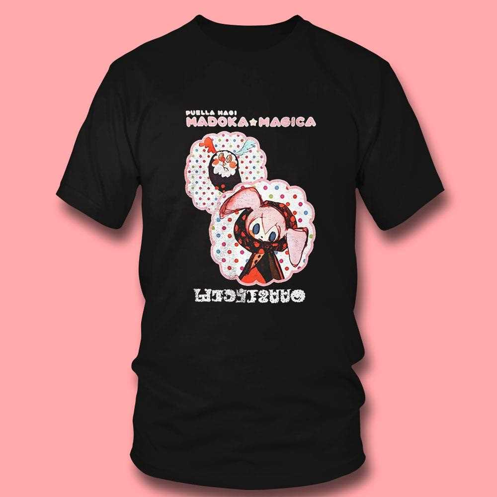 Puella Magi Madoka Magica Kyubey Anime Shirt Puella Magi Madoka Magica Kyubey Anime Shirt