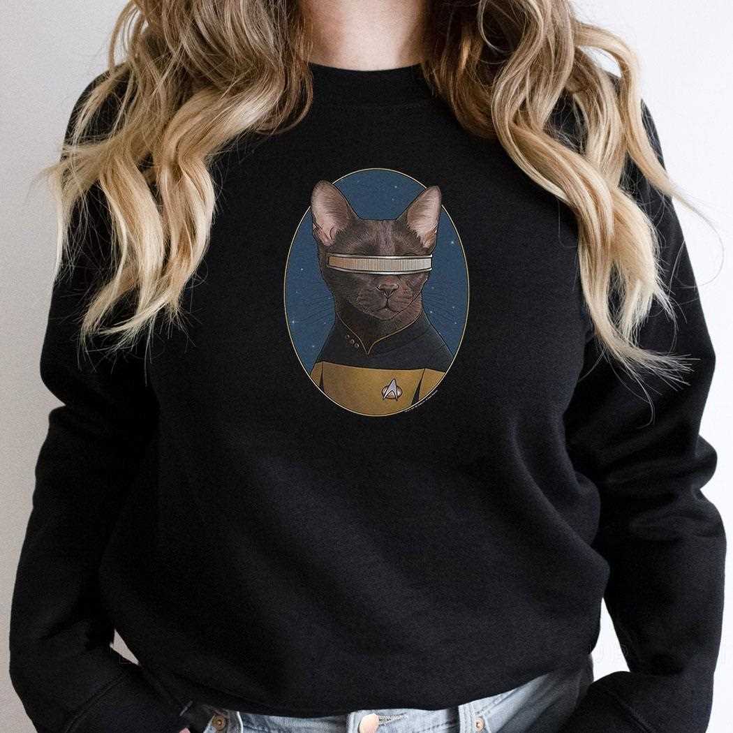 Star Trek Laforge Cat Meme Shirt Star Trek Laforge Cat Meme Shirt
