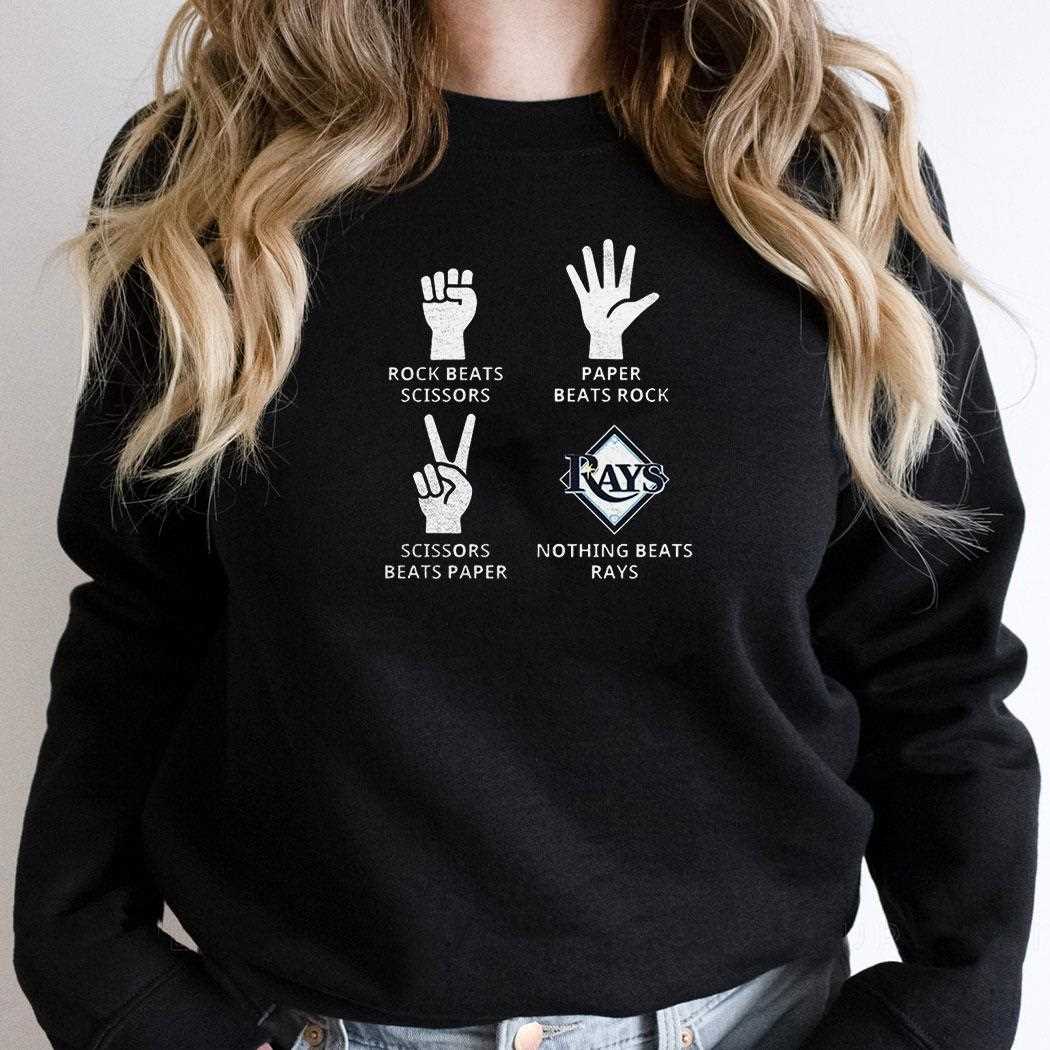 Tampa Bay Rays Rock Beats Scissors Paper Beats Rock Scissors Beats Paper Nothing Beats Rays Shirt Tampa Bay Rays Rock Beats Scissors Paper Beats Rock Scissors Beats Paper Nothing Beats Rays Shirt