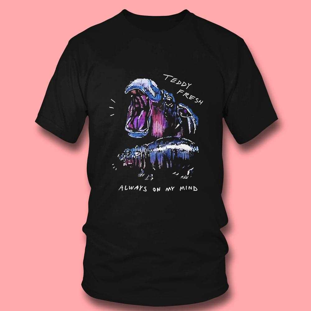 Teddy Fresh ‘always On My Mind’ Hippo Art Shirt Teddy Fresh ‘always On My Mind’ Hippo Art Shirt