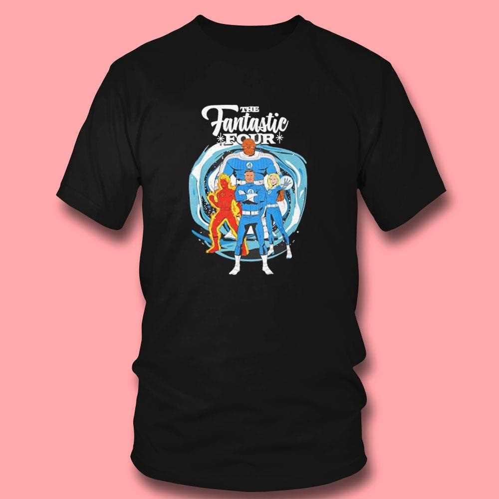 The Fantastic Four Cartoon Vintage Shirt The Fantastic Four Cartoon Vintage Shirt