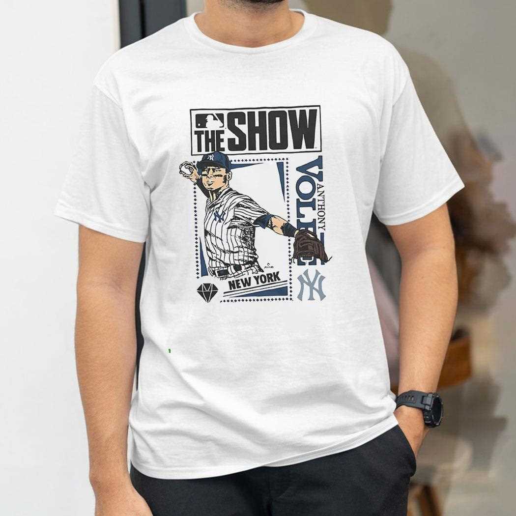Anthony Volpe New York Yankees Mlb The Show Shirt Anthony Volpe New York Yankees Mlb The Show Shirt