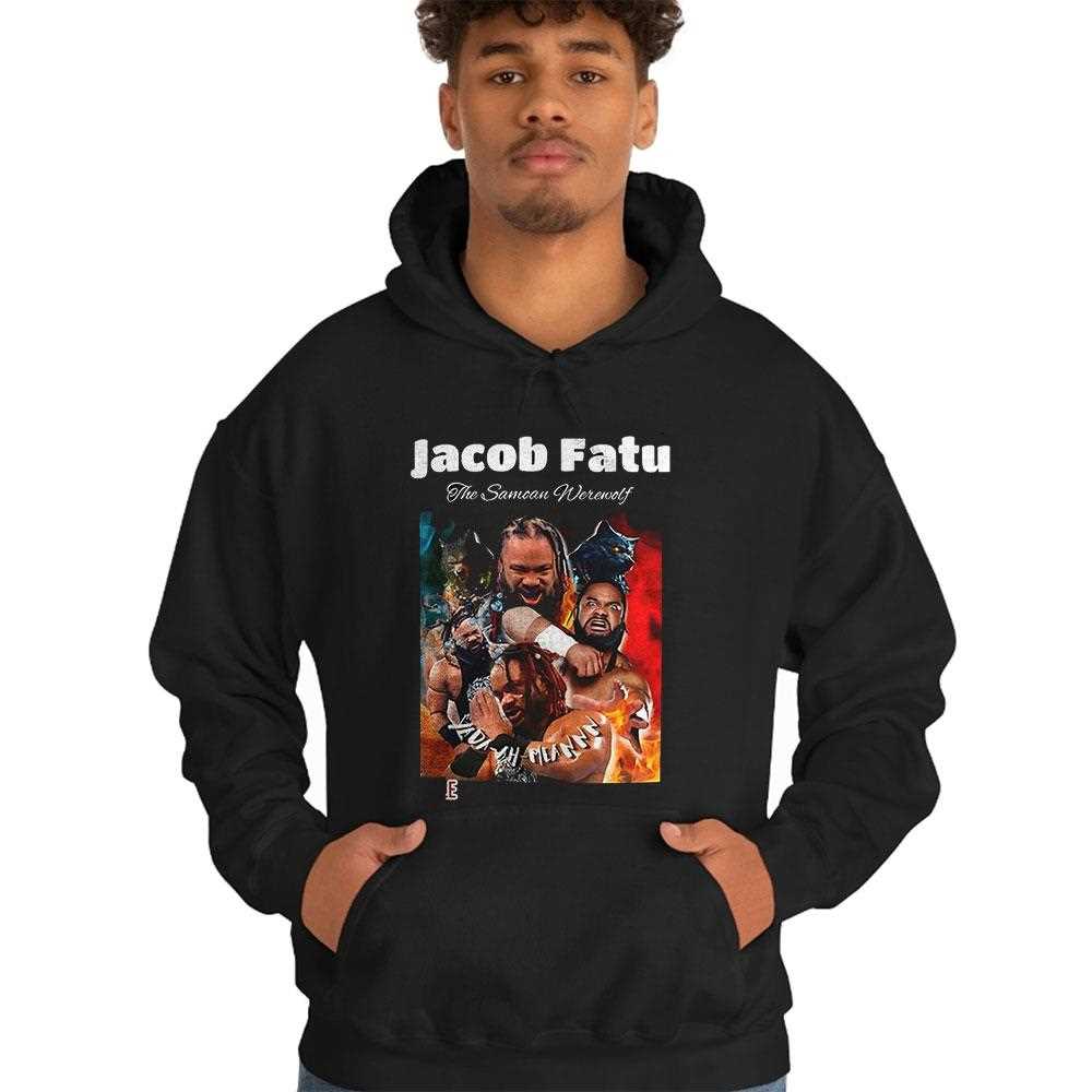 Jacob Fatu ‘the Samoan Werewolf’ Wrestling Shirt Jacob Fatu ‘the Samoan Werewolf’ Wrestling Shirt