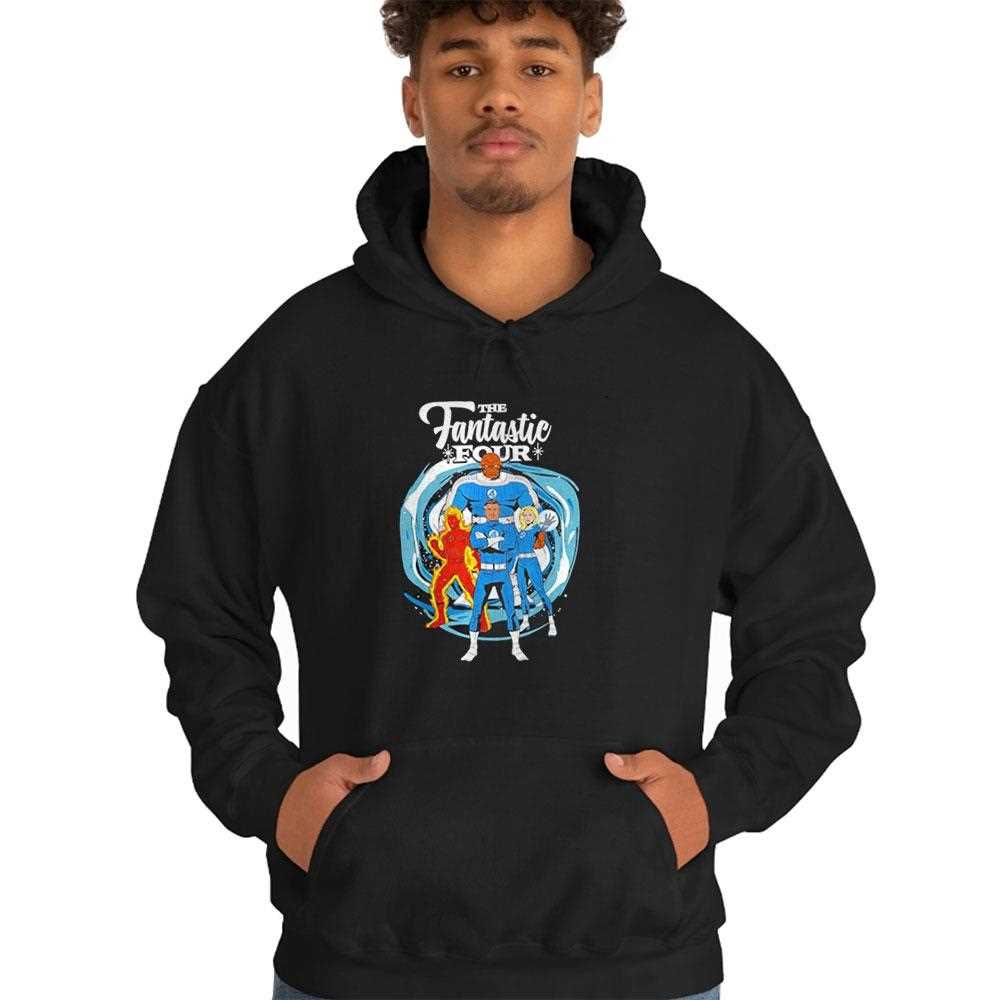 The Fantastic Four Cartoon Vintage Shirt The Fantastic Four Cartoon Vintage Shirt