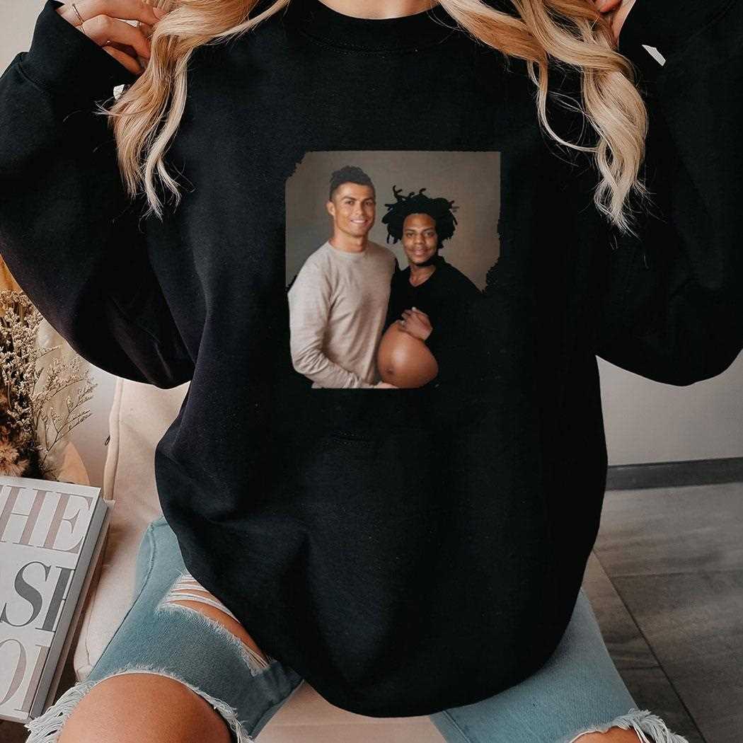 Cristiano Ronaldo And Ishowspeed Pregnant Shirt Cristiano Ronaldo And Ishowspeed Pregnant Shirt