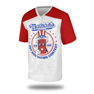 Joey Chestnut 2025 17th Nathan Famous Hot Dog Jersey