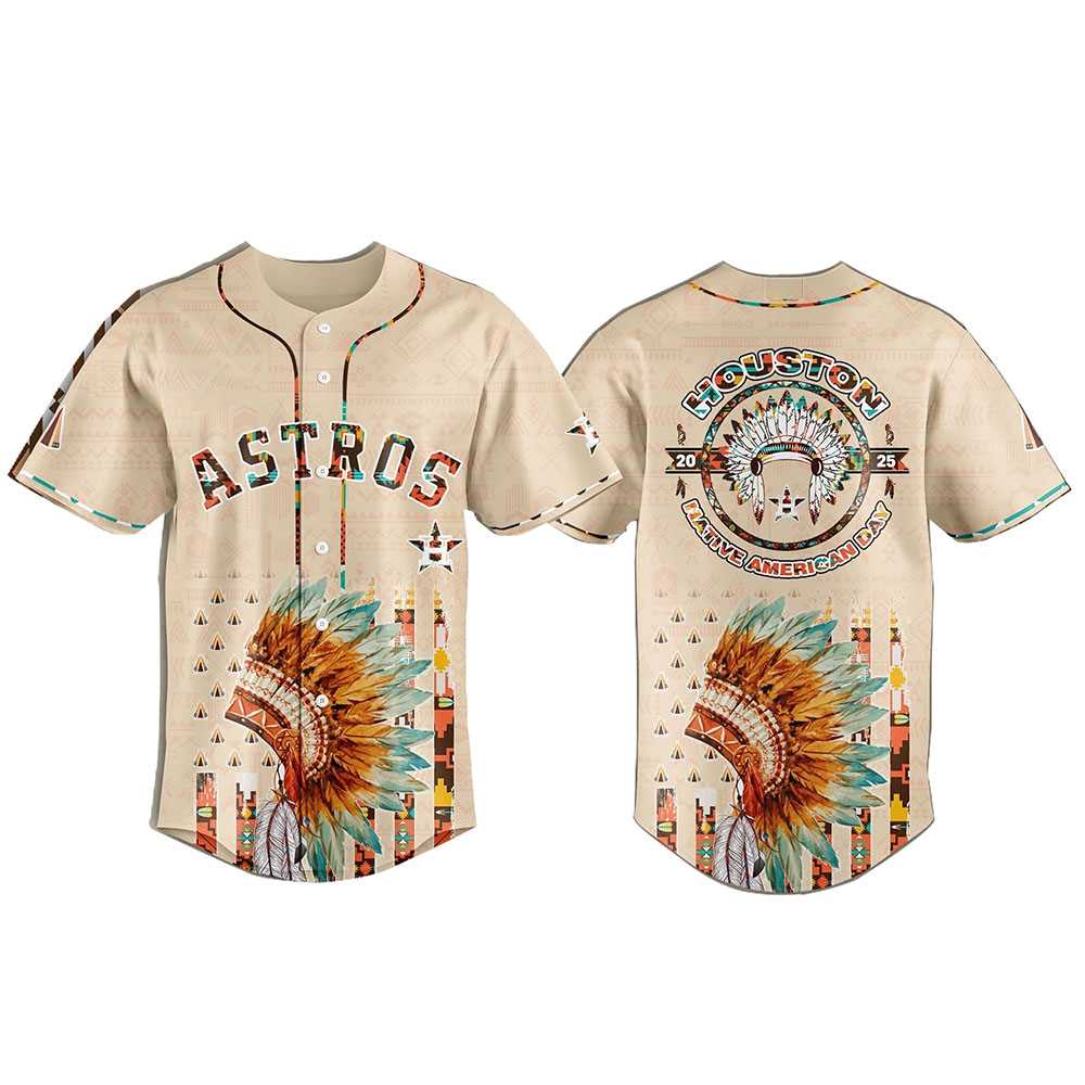 Astros Special Native American Day Baseball Jersey