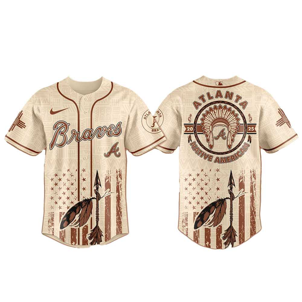 Atlanta Braves Native American Heritage Month 2025 Jersey