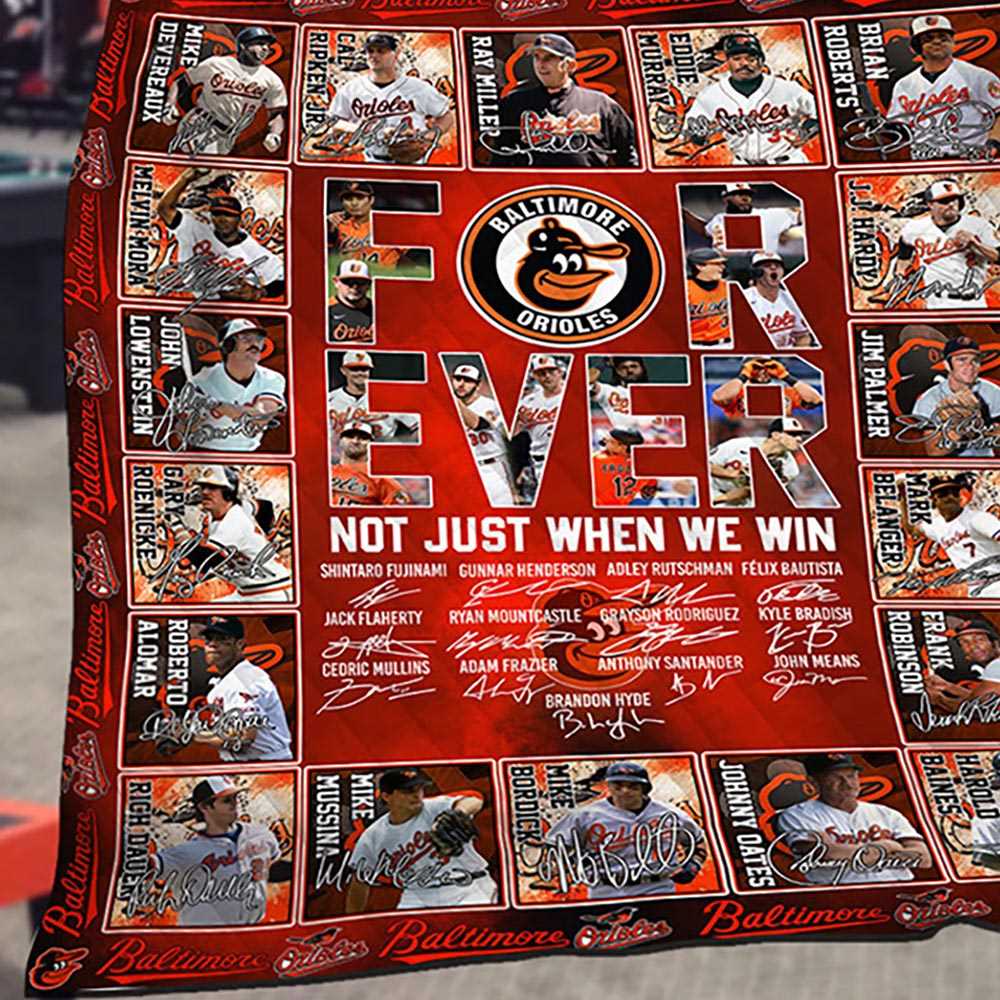 Baltimore Orioles For Ever Not Just When We Win Fleece Blanket Quilt Baltimore Orioles For Ever Not Just When We Win Fleece Blanket Quilt