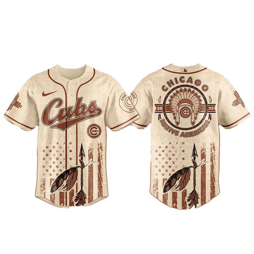 Chicago Cubs Native American Heritage Month 2025 Jersey