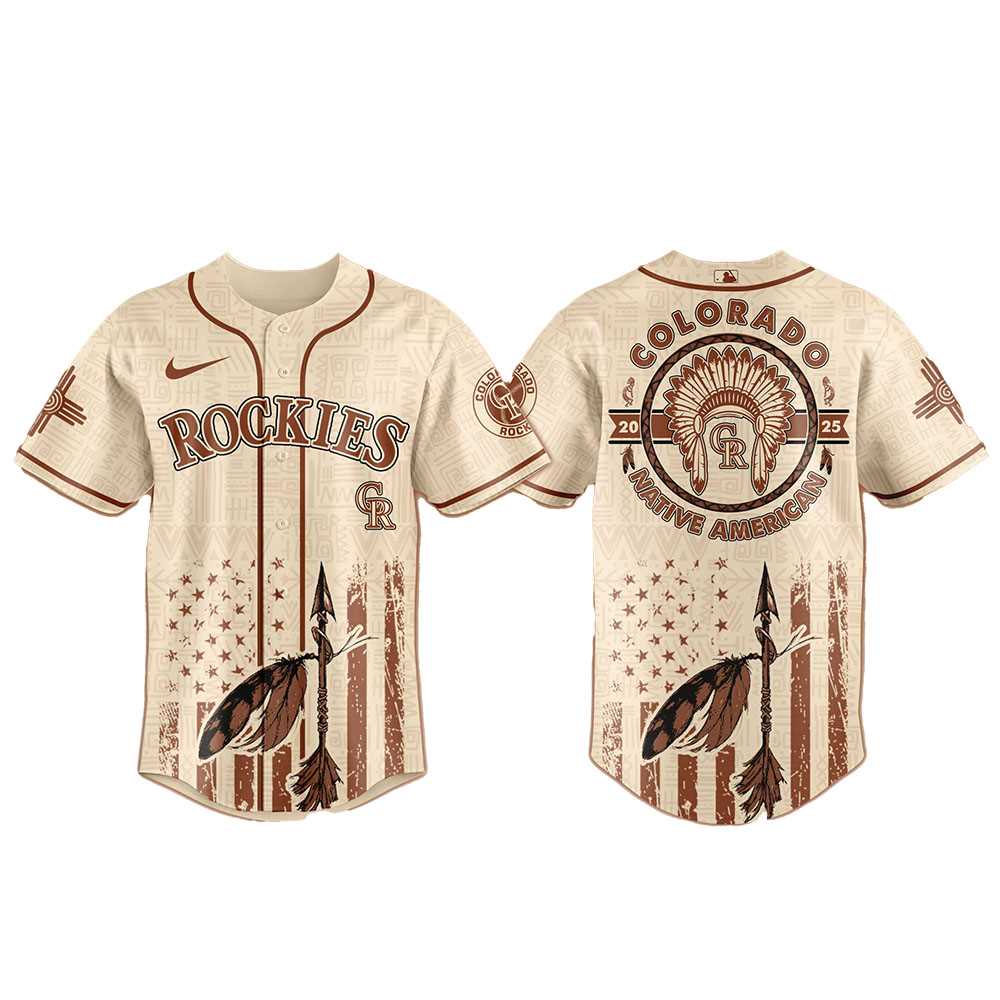 Colorado Rockies Native American Heritage Month 2025 Jersey