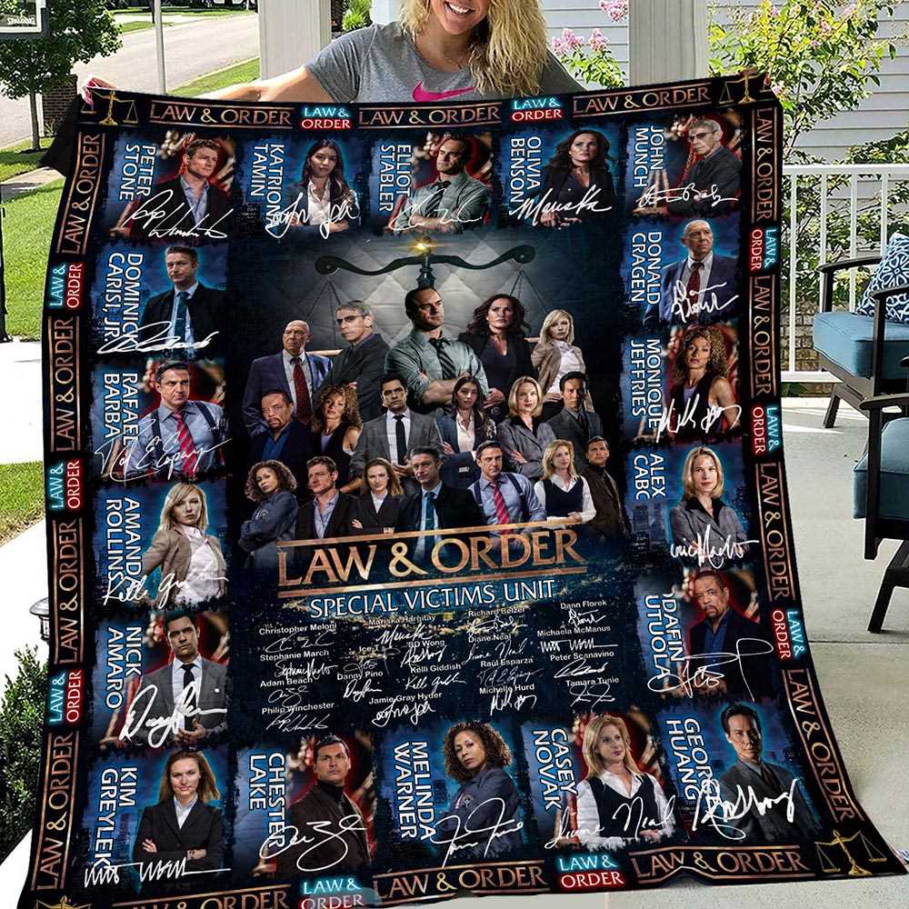Law & Order Svu Official Fleece Blanket Quilt Law & Order Svu Official Fleece Blanket Quilt