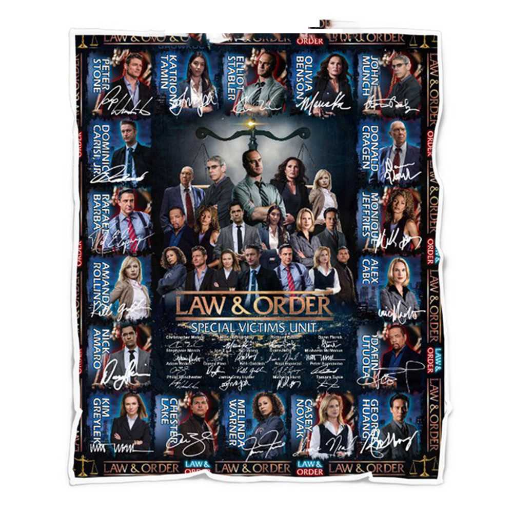 Law & Order Svu Official Fleece Blanket Quilt