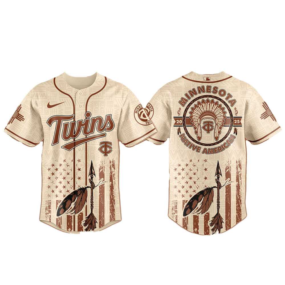 Minnesota Twins Native American Heritage Month 2025 Jersey