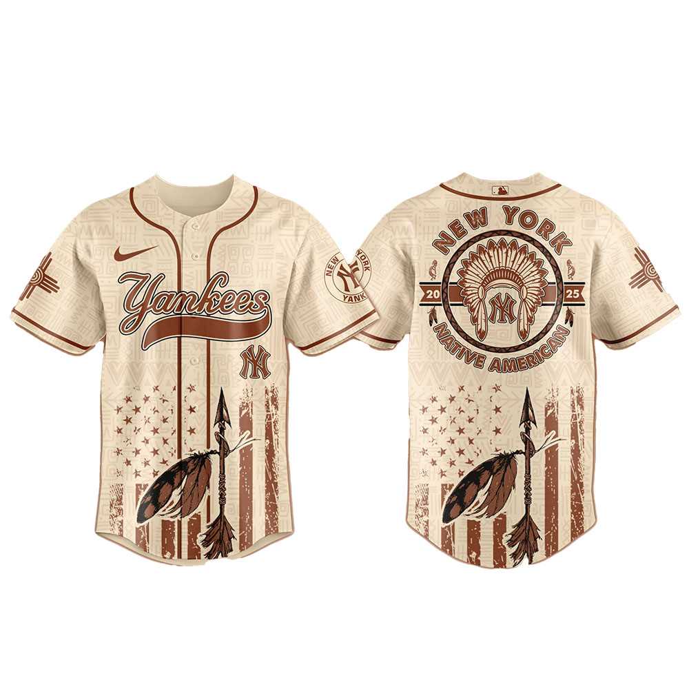 New York Yankees Native American Heritage Month 2025 Jersey New York Yankees Native American Heritage Month 2025 Jersey