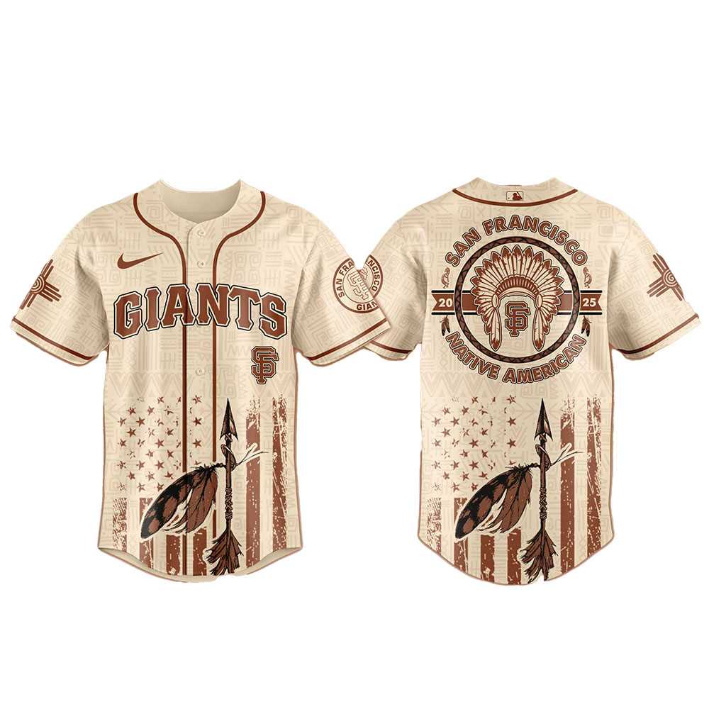 San Francisco Giants Native American Heritage Month 2025 Jersey San Francisco Giants Native American Heritage Month 2025 Jersey