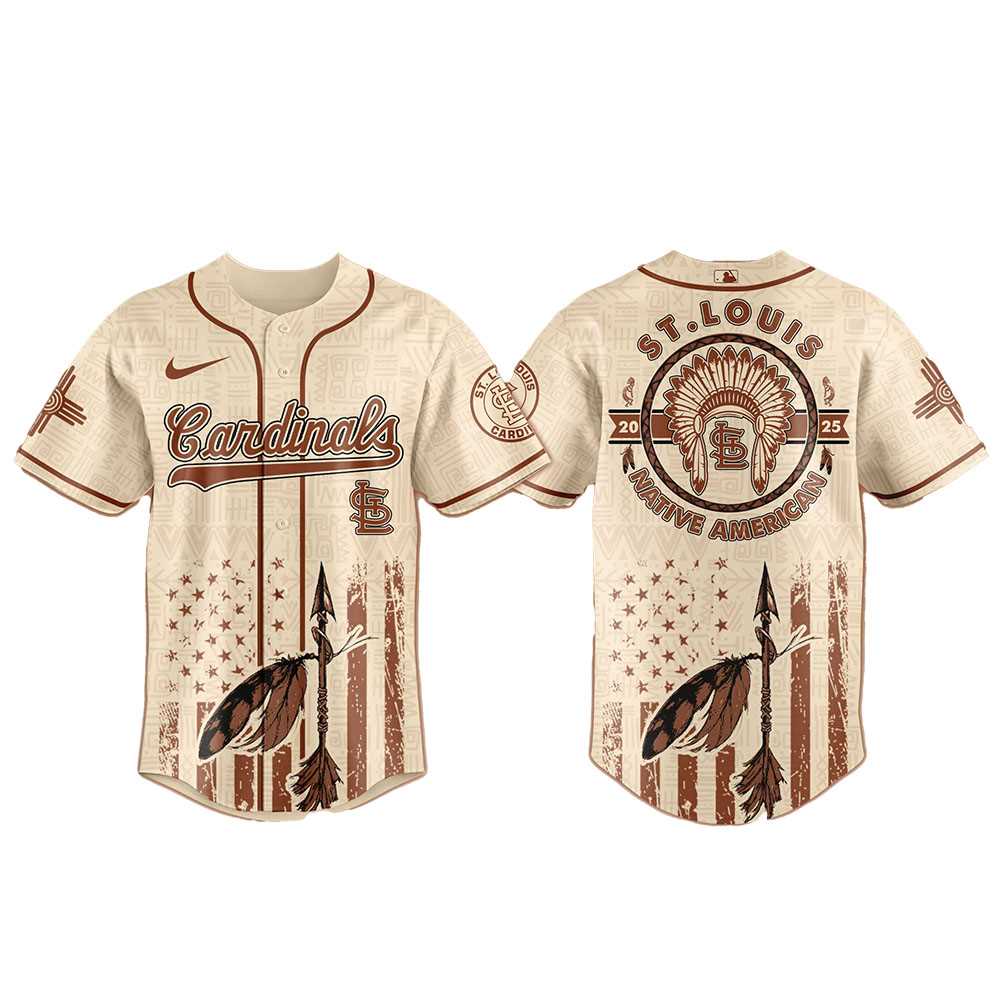 Stlouis Cardinals Native American Heritage Month 2025 Jersey Stlouis Cardinals Native American Heritage Month 2025 Jersey