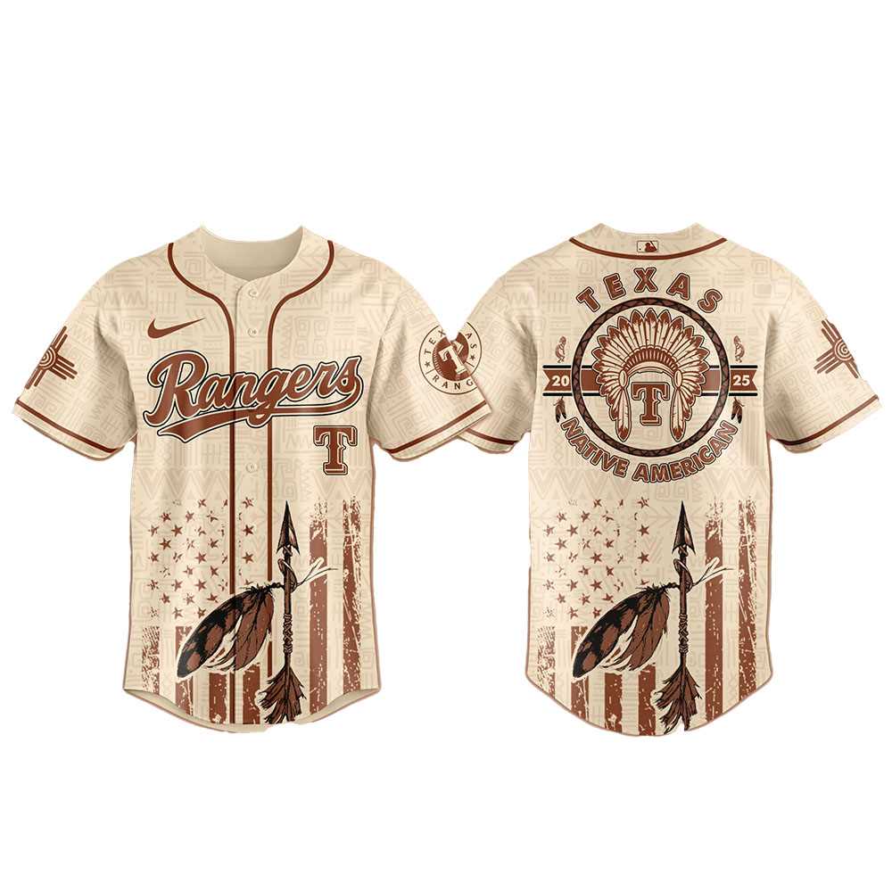 Texas Rangers Native American Heritage Month 2025 Jersey Texas Rangers Native American Heritage Month 2025 Jersey