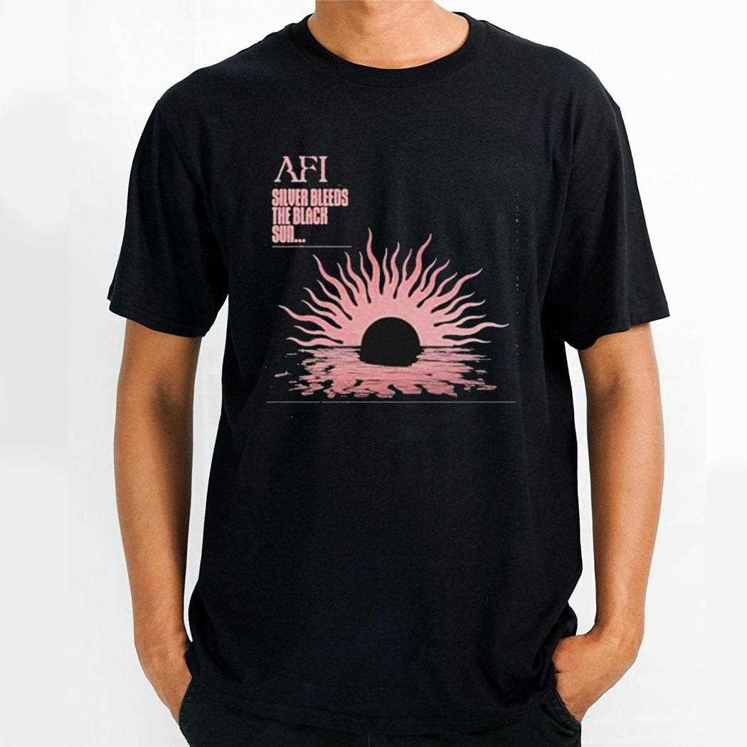 Afi Silver Bleeds The Black Sun Shirt
