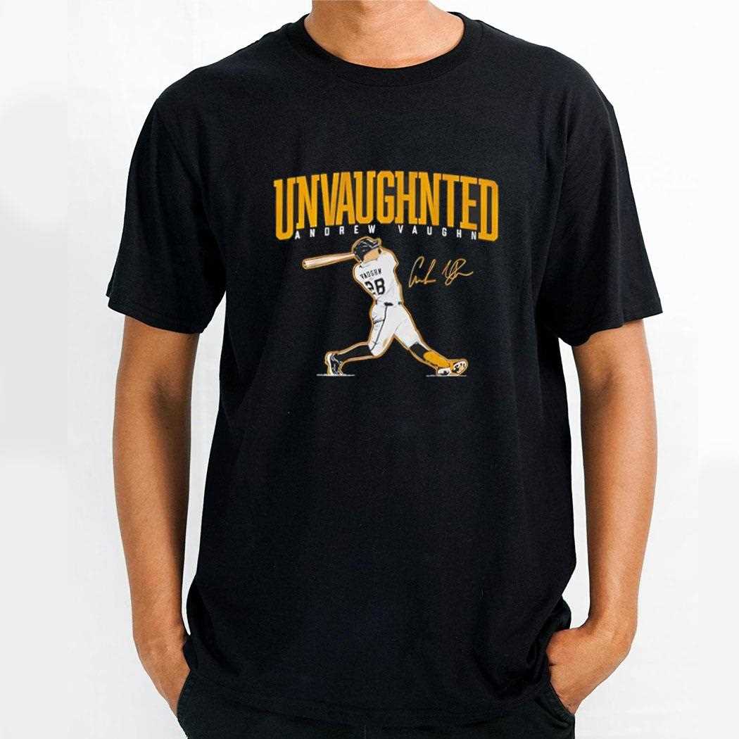 Andrew Vaughn Milwaukee Brewers Unvaughnted Shirt