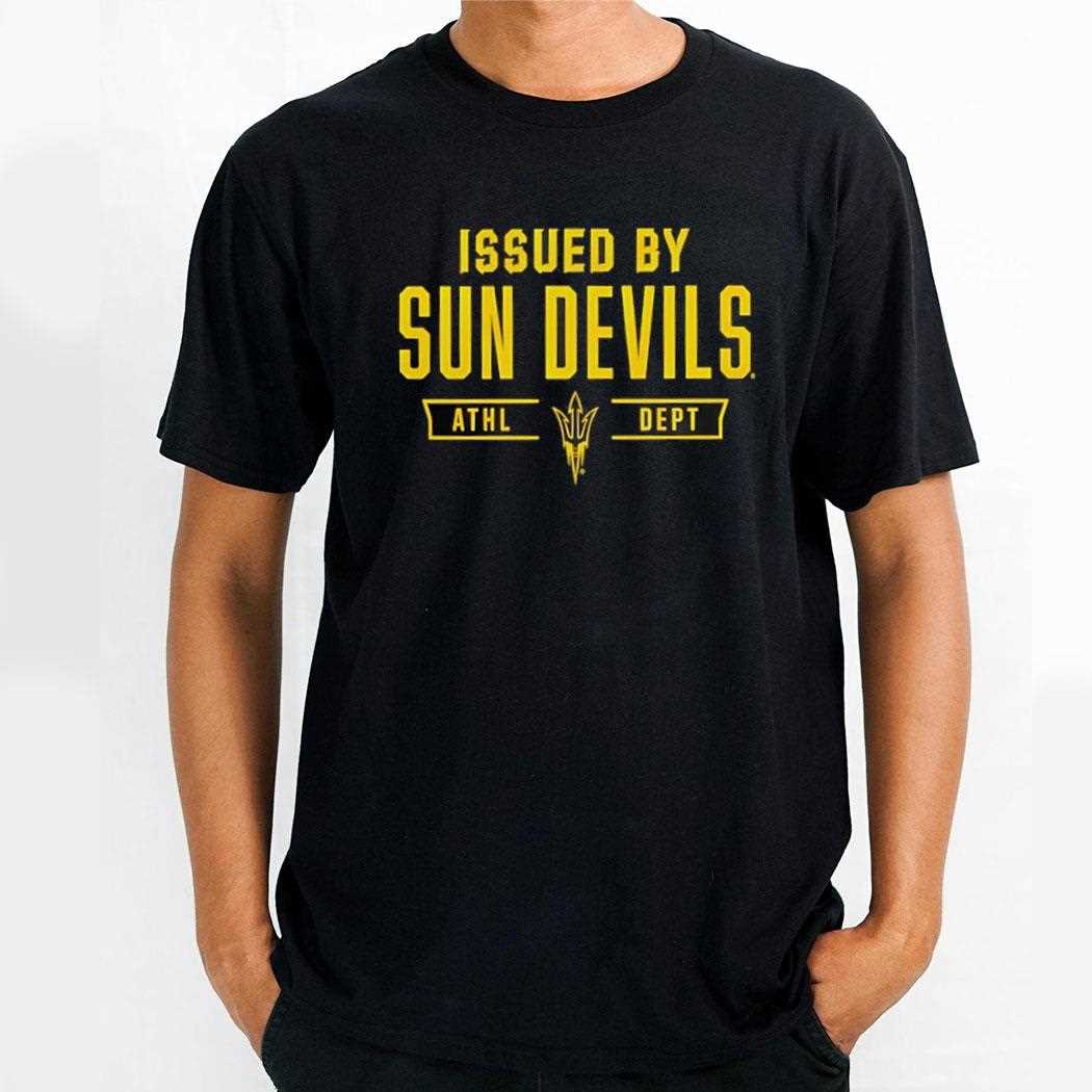 Arizona State Sun Devils Issued By Sun Devils Athletic Department Shirt