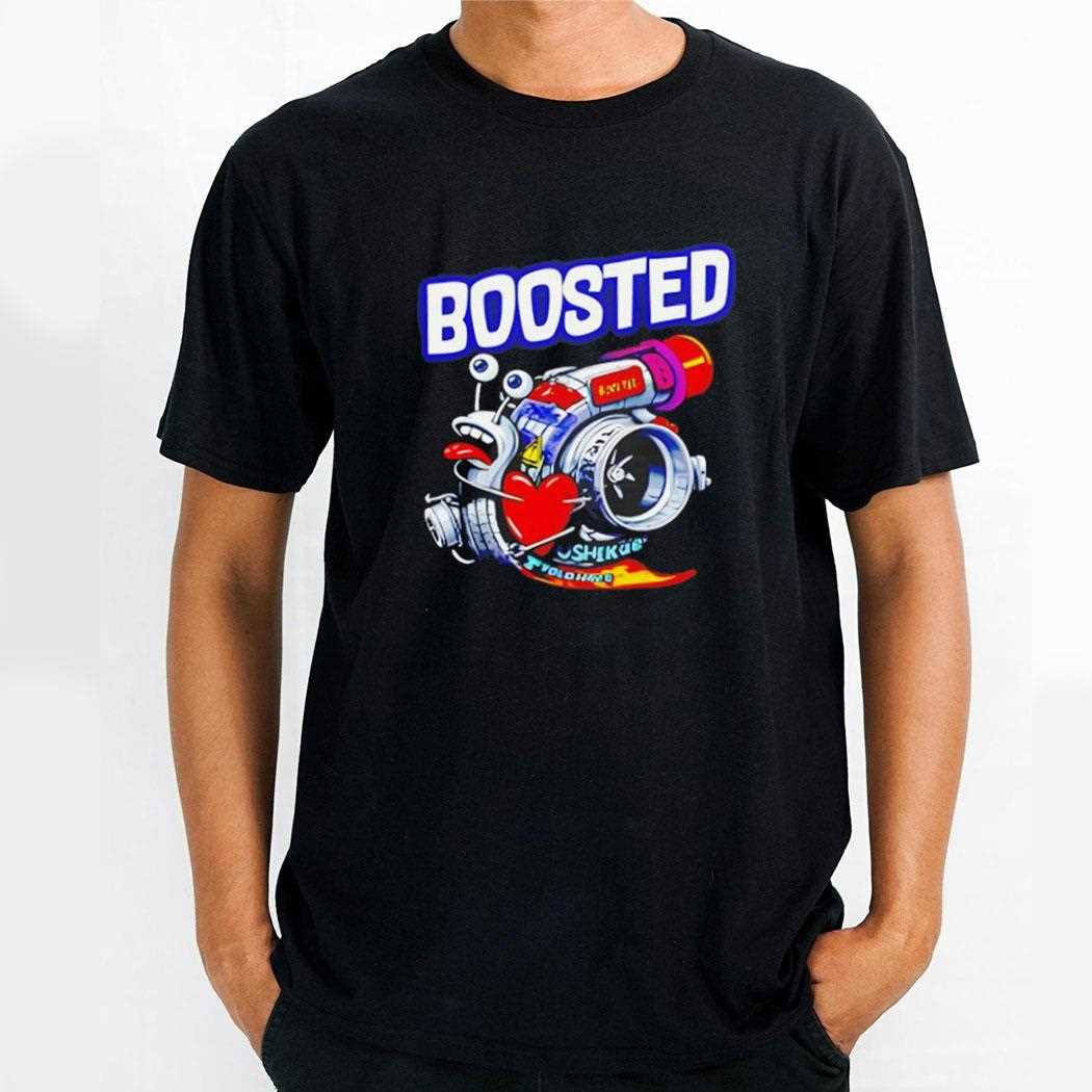 Boosted Turbocharger Snail Turbo Race Car Shirt Boosted Turbocharger Snail Turbo Race Car Shirt