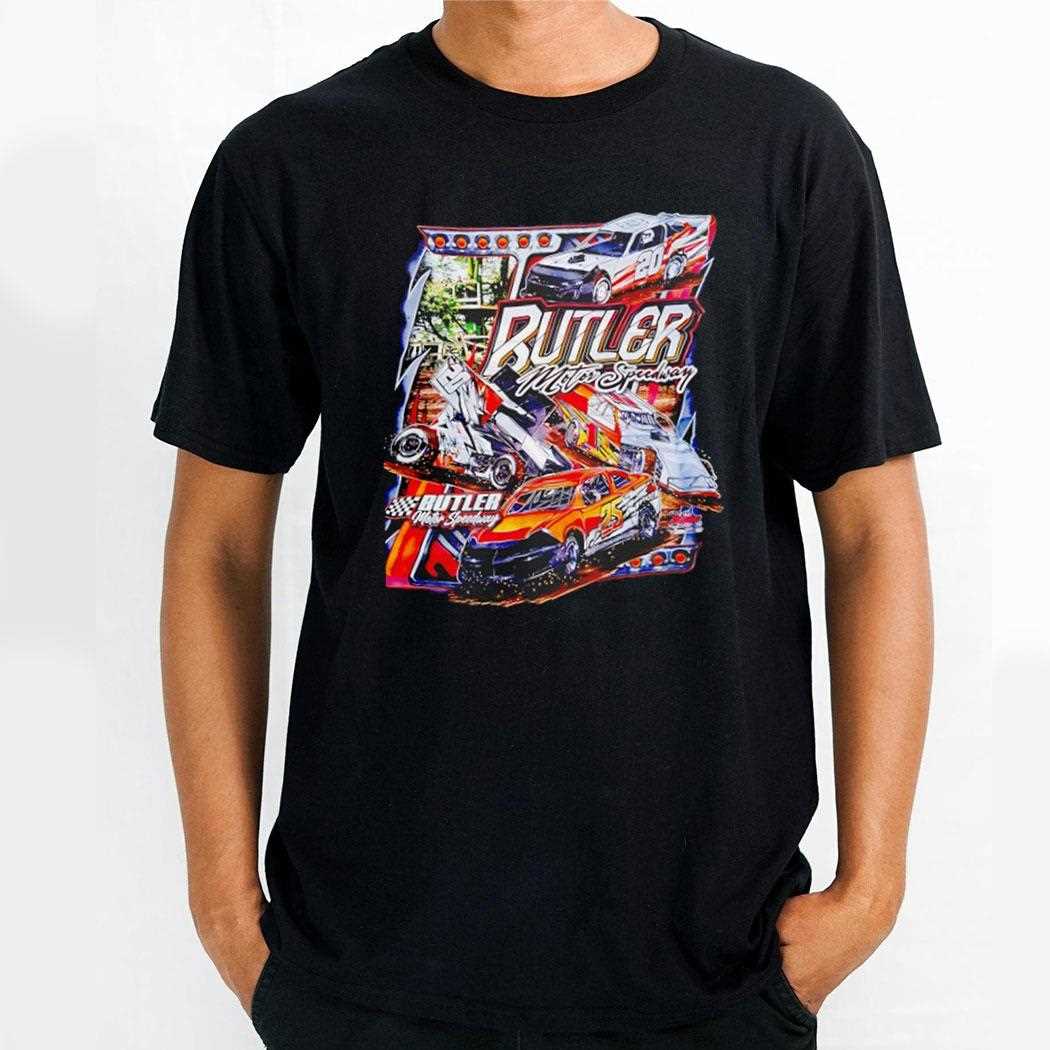 Butler Motor Speedway Butler Michigan Us Shirt