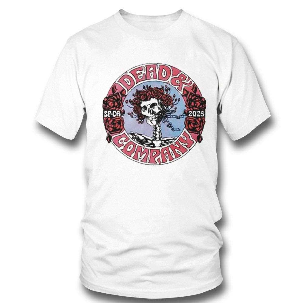 Dead And Company 60th Anniversary Grateful Dead Music 2025 San Francisco Sf Ca Skeleton Shirt