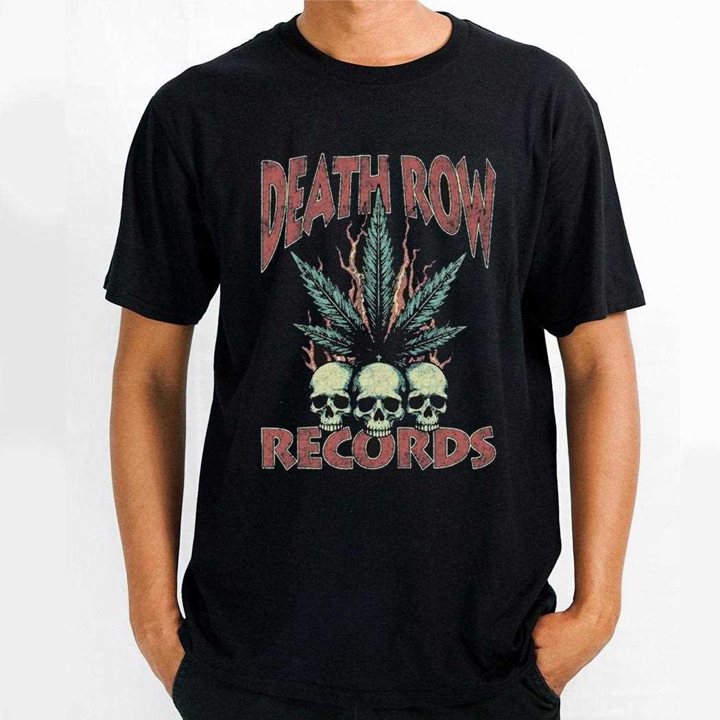 Death Row Death Row Skulls Shirt