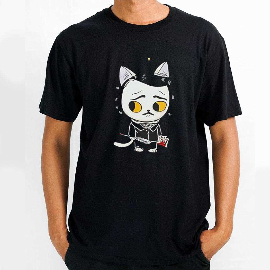 Edgar Allan Poe Cat Shirt