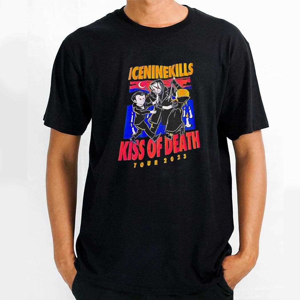 Iceninekills Kiss Of Death Tour 2023 Shirt