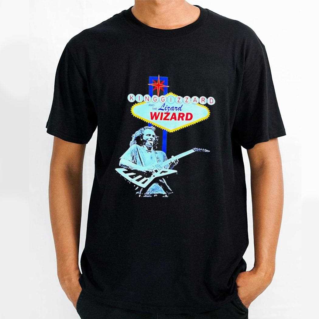 King Gizzard And The Lizard Wizard Play Guitar Shirt