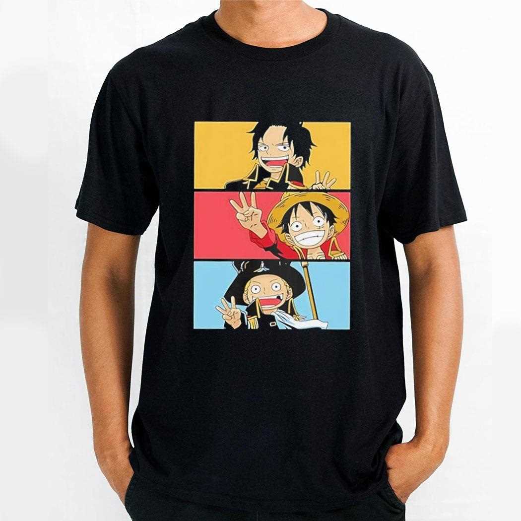 Luffy One Piece Straw Hat Pirates Manga Anime Shirt