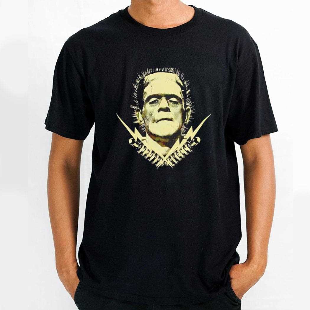 Monsters Frankenstein Rock Rebel Universal Glow In The Dark Shirt