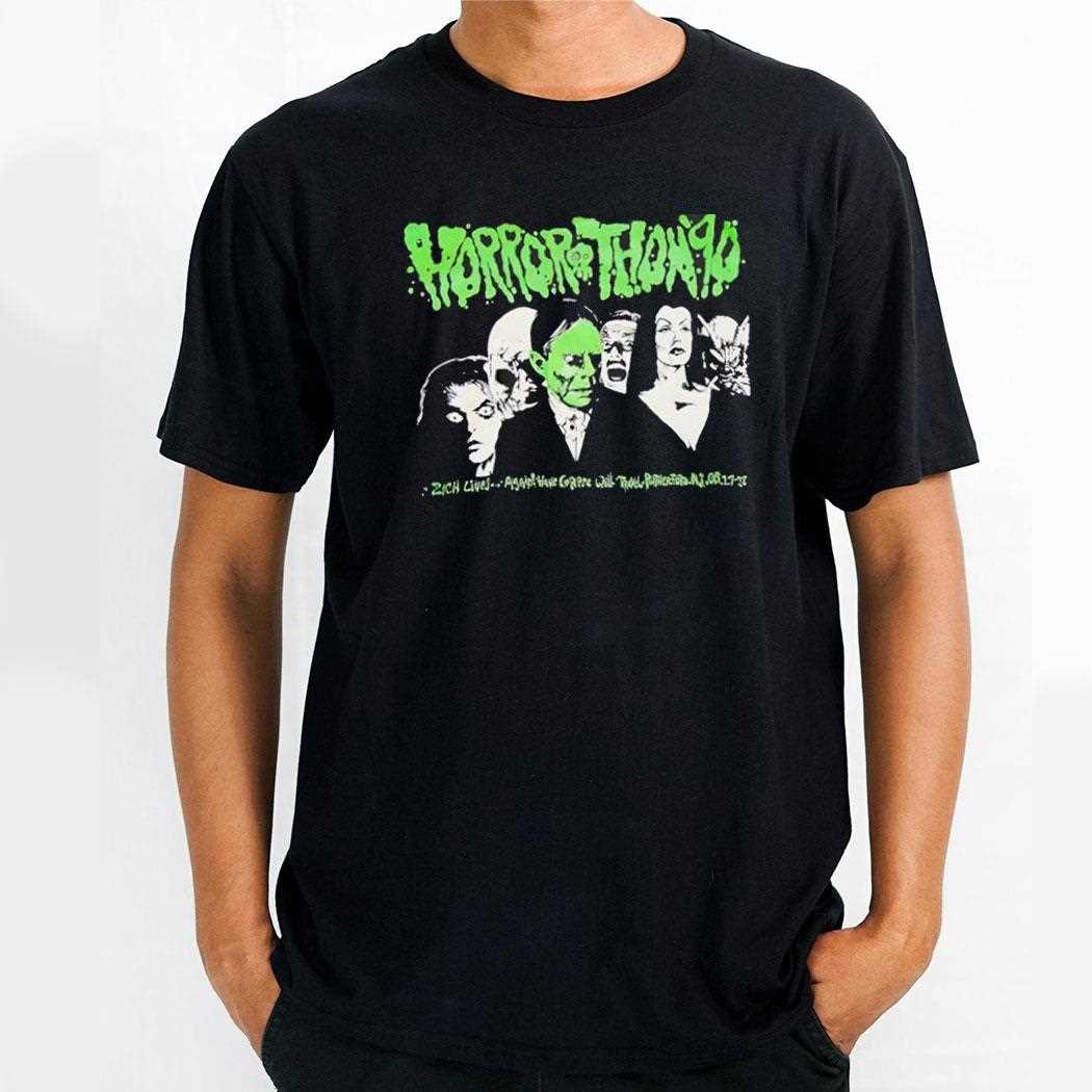 Monsters Horrorthon 1990 Green Drip Shirt