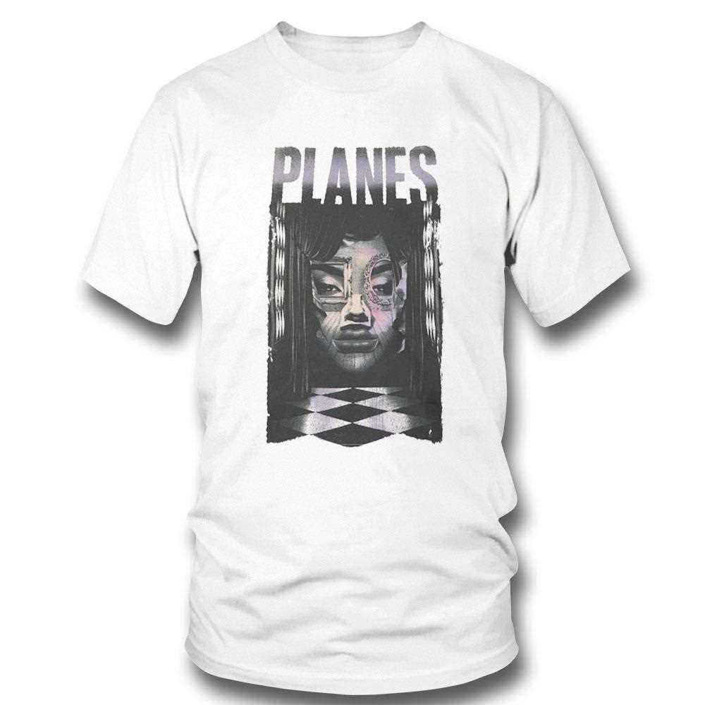 Paper Plane Surrealist Face Shirt