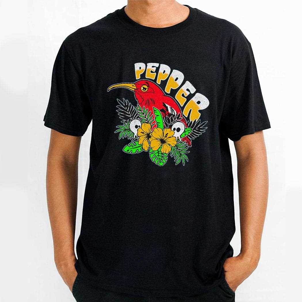 Pepper Iiwi Bird Sapphire Shirt