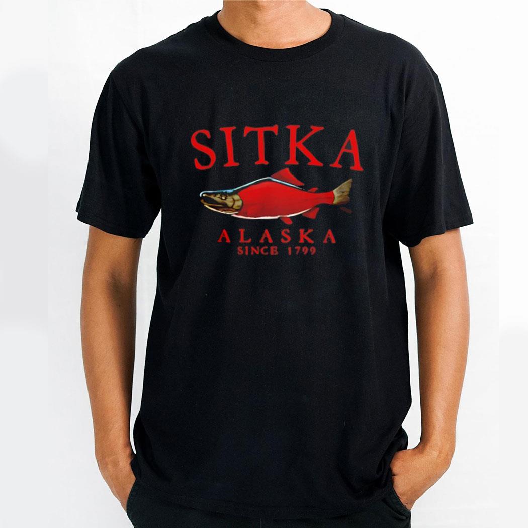 Salmon Sitka Alaska Since 1799 Shirt Salmon Sitka Alaska Since 1799 Shirt