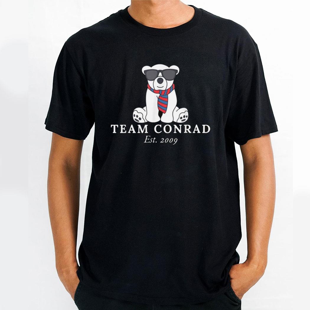 Team Conrad Junior Mint Bear Est 2009 Shirt