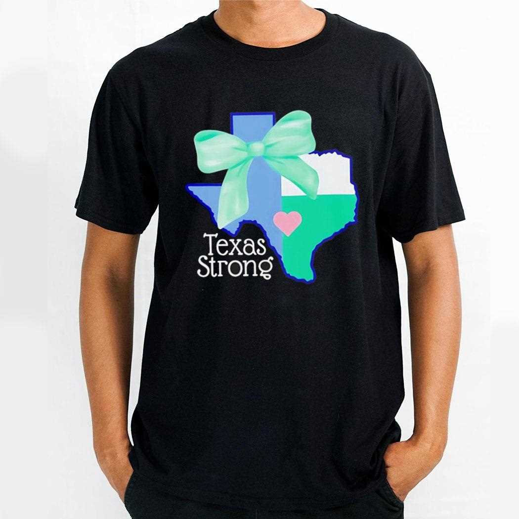 Texas Strong Green Bow Shirt