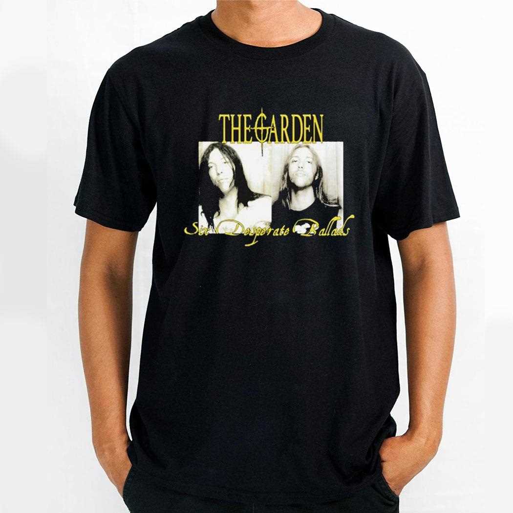 The Garden Six Desperate Ballads Photo Cover Shirt