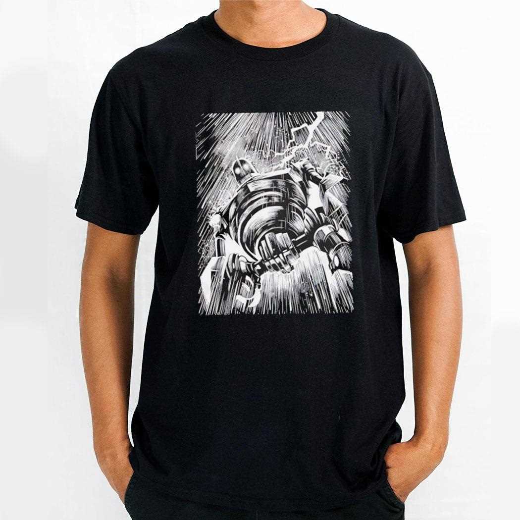 The Iron Giant Under The Rain Shirt