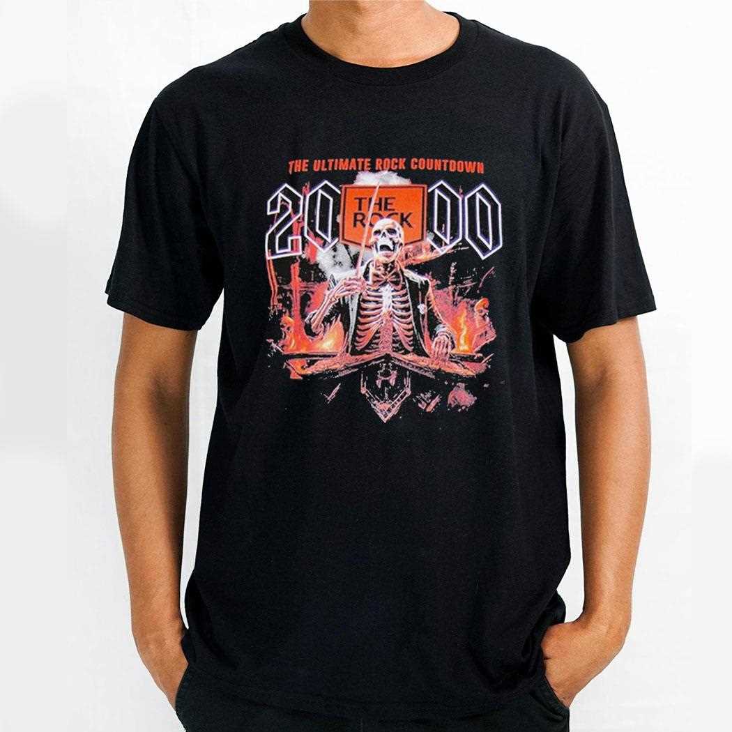 The Rock 2000 The Ultimate Rock Countdown Event Shirt