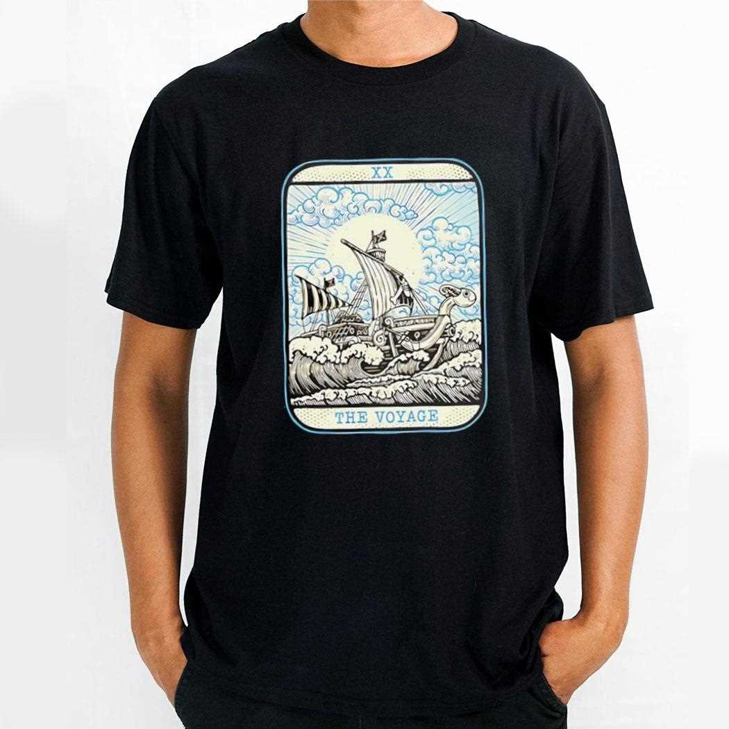 The Voyage The Going Merry Ship One Piece Tarot Card Shirt The Voyage The Going Merry Ship One Piece Tarot Card Shirt