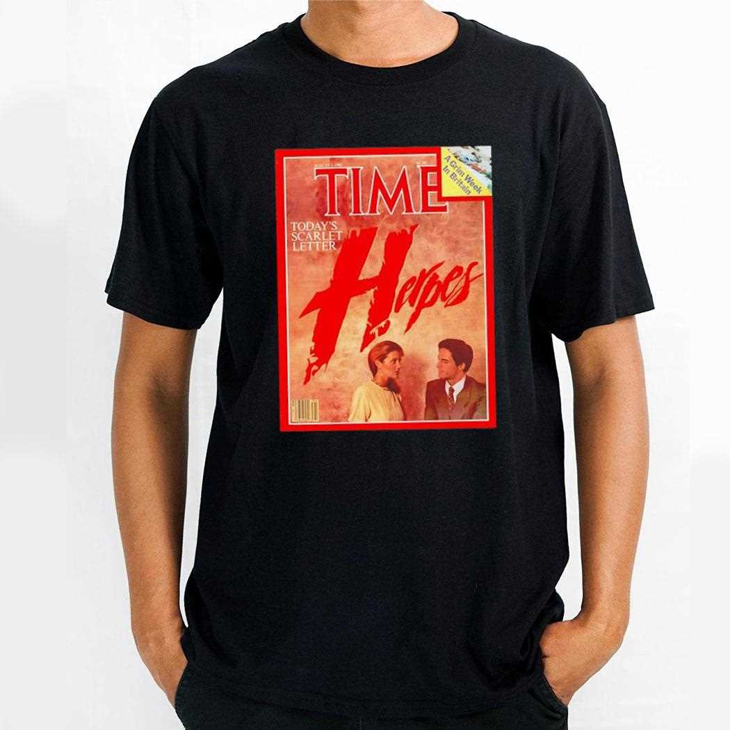 Time Magazine Herpes Cover August 2 1982 Shirt Time Magazine Herpes Cover August 2 1982 Shirt