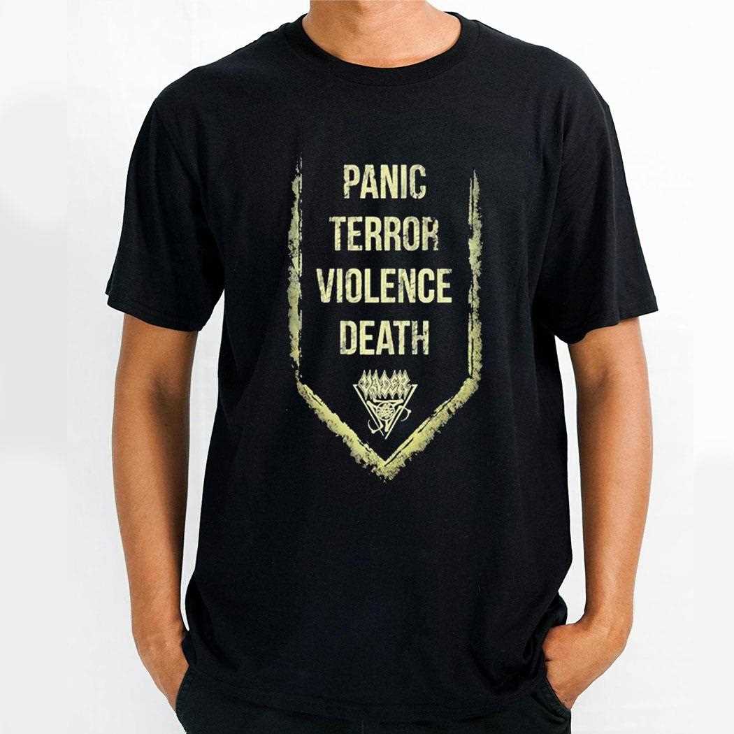 Vader Panic Terror Violence Death Shirt