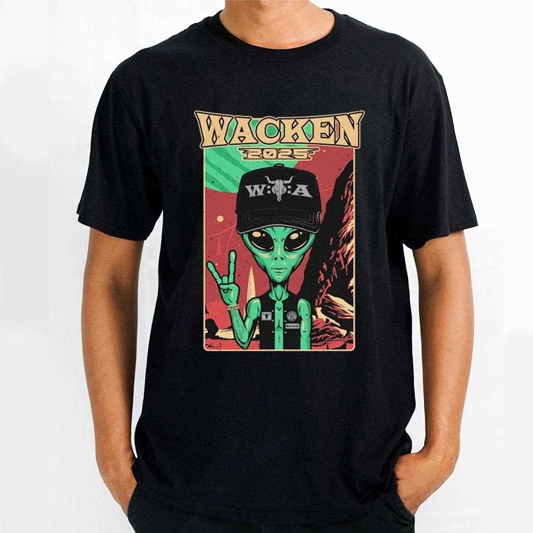 Wacken Invasion Alien Tour 2025 Shirt Wacken Invasion Alien Tour 2025 Shirt