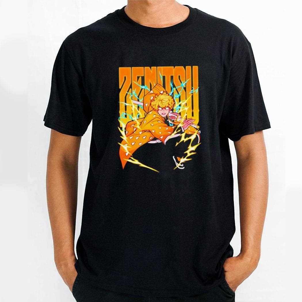 Zenitsu Agatsuma Demon Slayer Kimetsu No Yaiba Shirt