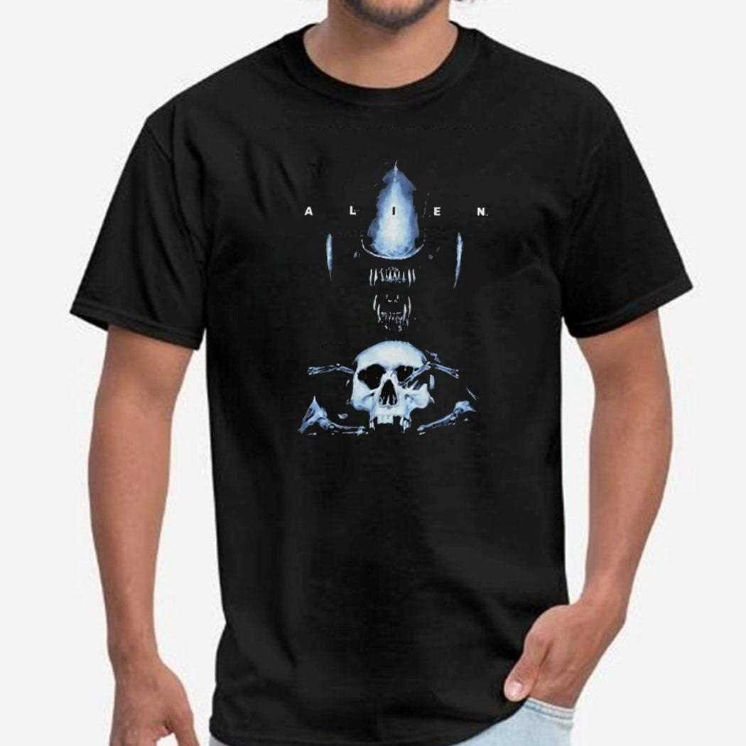 Alien Xenomorph And Skull Shirt