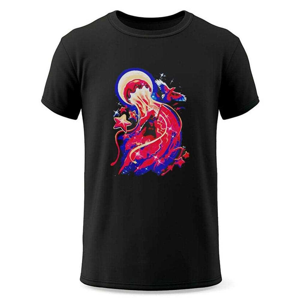 Cosmic Jellyfish Warrior With Stars Shirt